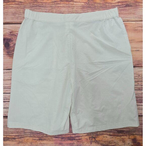 Lacoste Sport Mens White Shorts Size 6 (34 in waist) - Picture 2 of 6